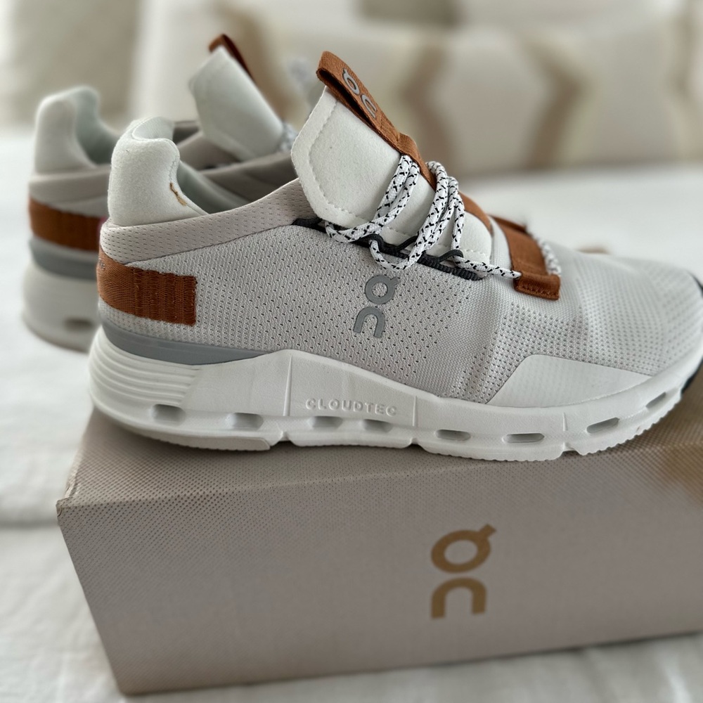 OnCloud Cloud Nova White Pearl Running Shoes NEW